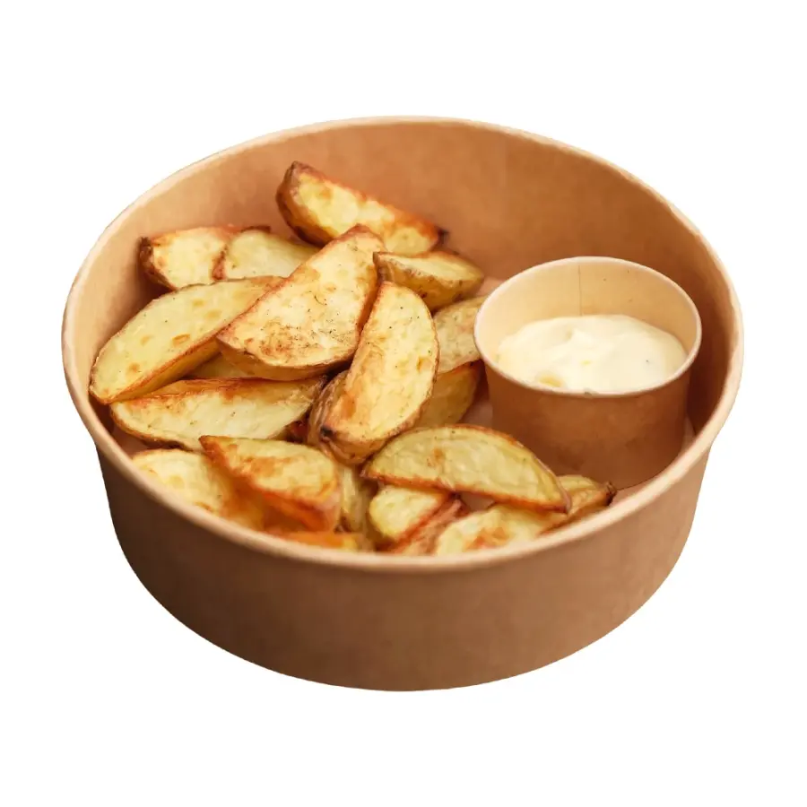 Запечена картопля з розмарином та часниковим соусом