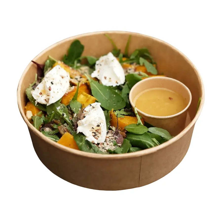 Салат з крем-сиром та гарбузом