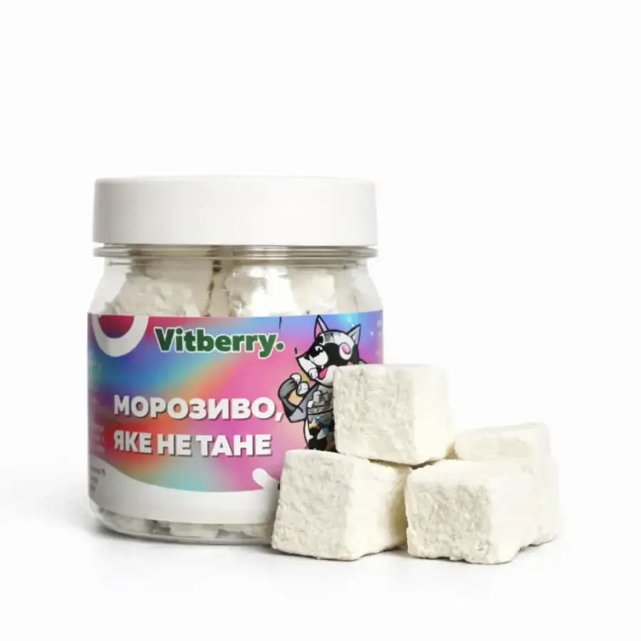 Сублімоване морозиво пломбір